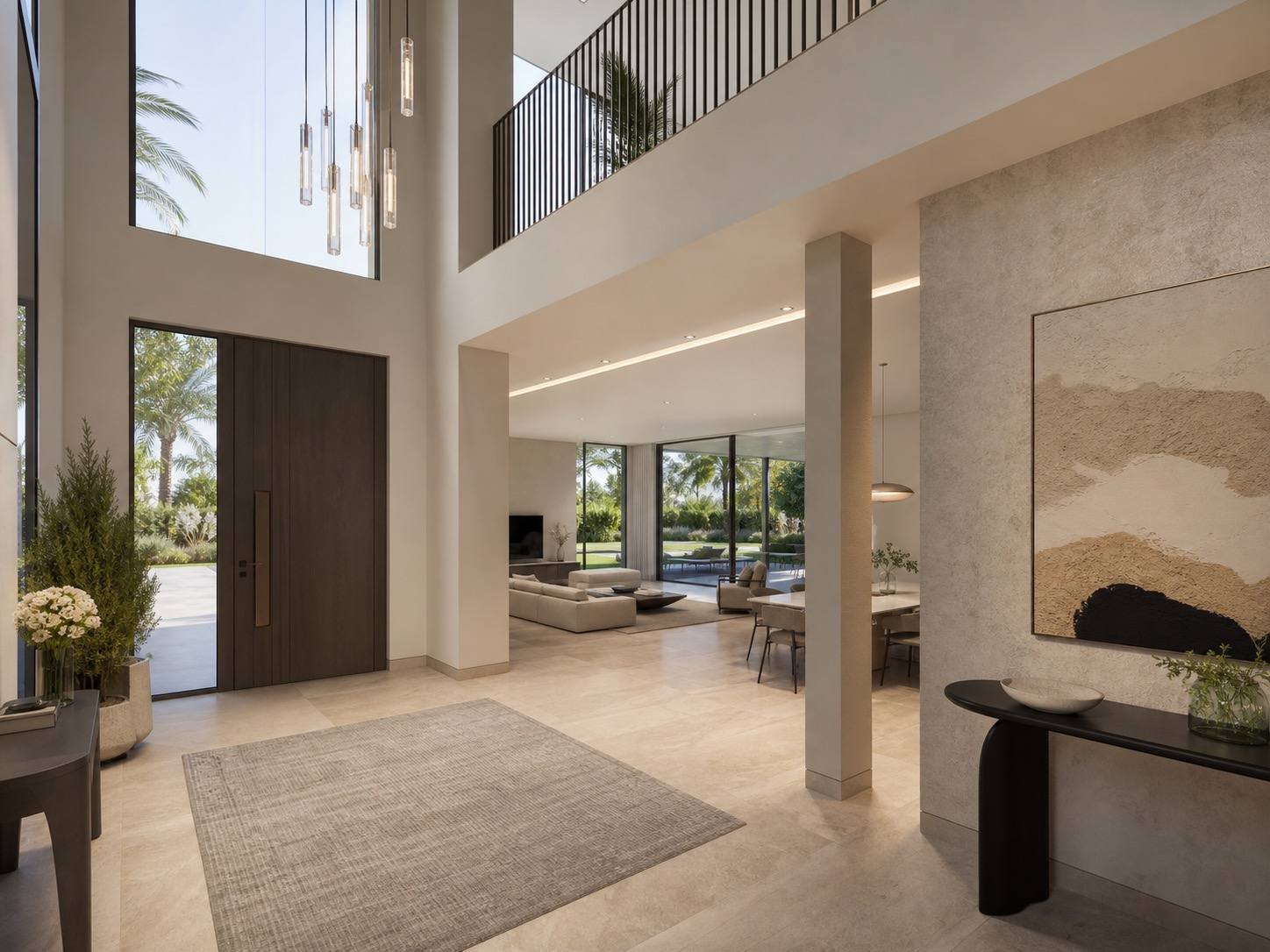 Primary suite, Dubai Hills Estate Villa, Dubai Hills Estate, Dubai — interior design by Blaine Robert Design