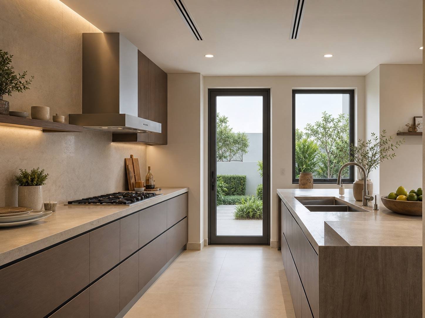 Powder room, Dubai Hills Estate Villa, Dubai Hills Estate, Dubai — interior design by Blaine Robert Design