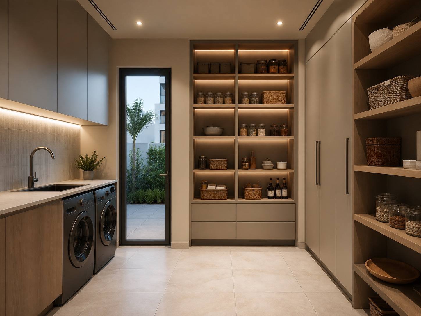 Guest suite, Dubai Hills Estate Villa, Dubai Hills Estate, Dubai — interior design by Blaine Robert Design
