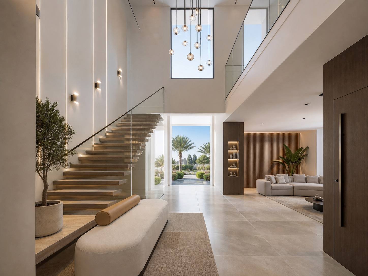 Dressing room, Dubai Hills Estate Villa, Dubai Hills Estate, Dubai — interior design by Blaine Robert Design