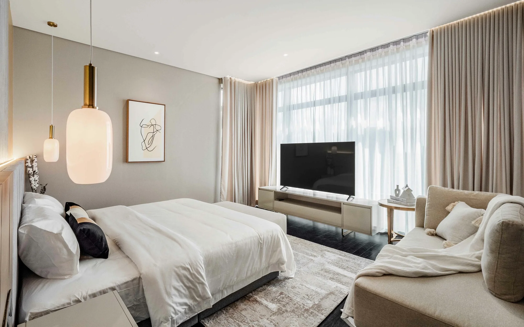 Four Seasons Residences, KLCC, Kuala Lumpur — branded residence interior by Blaine Robert Design