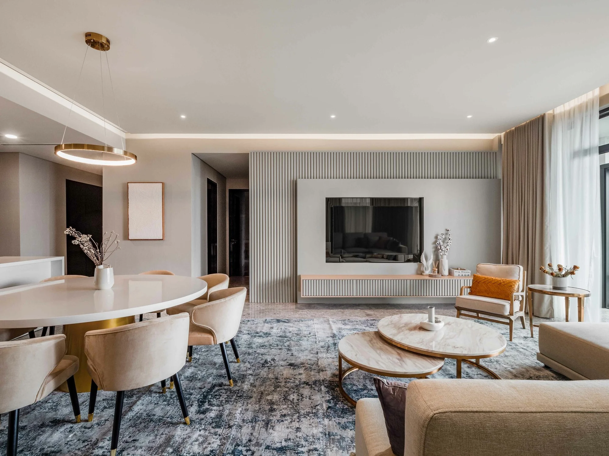 Four Seasons Residences, KLCC, Kuala Lumpur — branded residence interior by Blaine Robert Design
