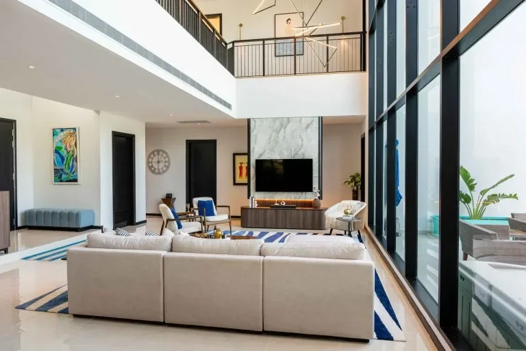 Quayside Villa, Port Dickson, Malaysia — waterfront villa interior by Blaine Robert Design